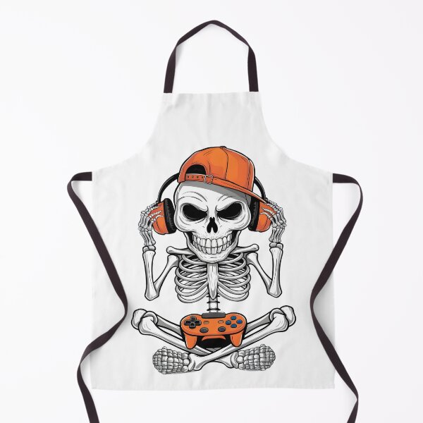 Item preview, Halloween Skeleton Gamer Video Gaming Boys Men Kids Teens designed and sold by clothesy7.