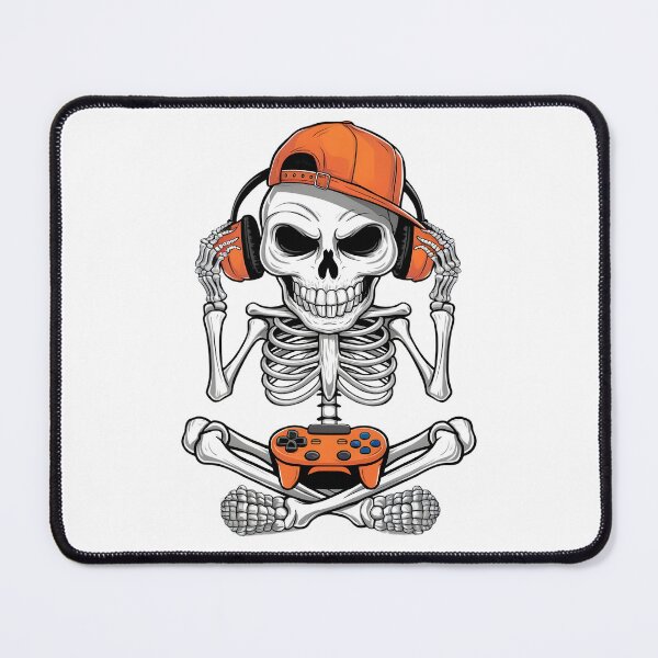 Item preview, Halloween Skeleton Gamer Video Gaming Boys Men Kids Teens  designed and sold by clothesy7.