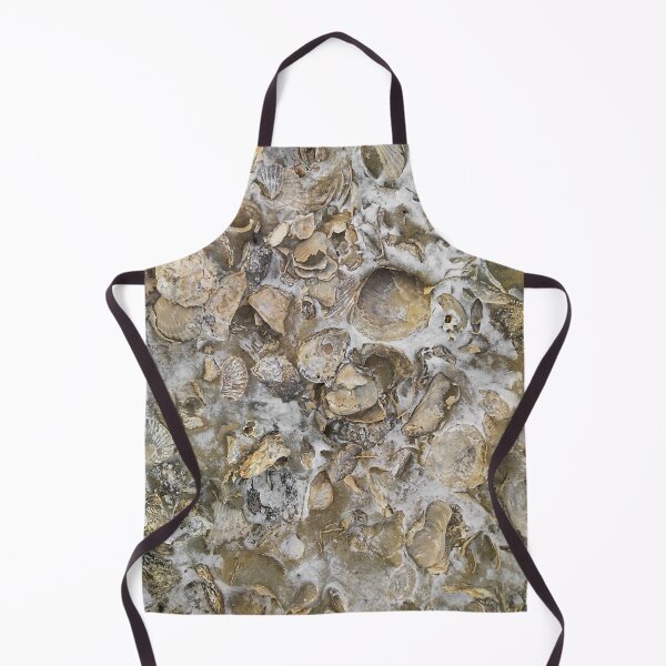Item preview, Fossilized seashell texture print design designed and sold by DFLC Prints.