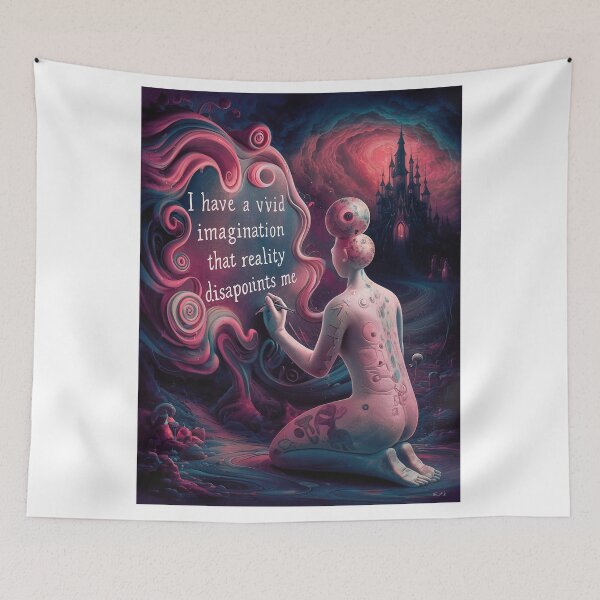 Item preview, Imagination, Disappointing reality designed and sold by RedCircleArt.