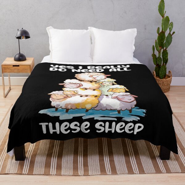 Item preview, Yes I Really Do Need All These Sheep designed and sold by Stick-Artistry.