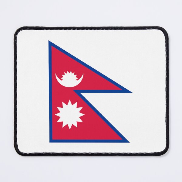 Item preview, Flag of Nepal, National Nepali Flag designed and sold by cheeseburgercat.