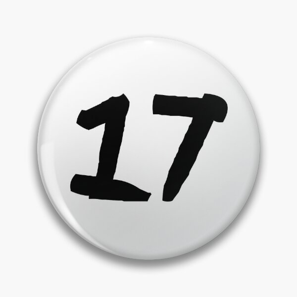Item preview, 17, seventeen, black, ninja designed and sold by Numbers-Art.