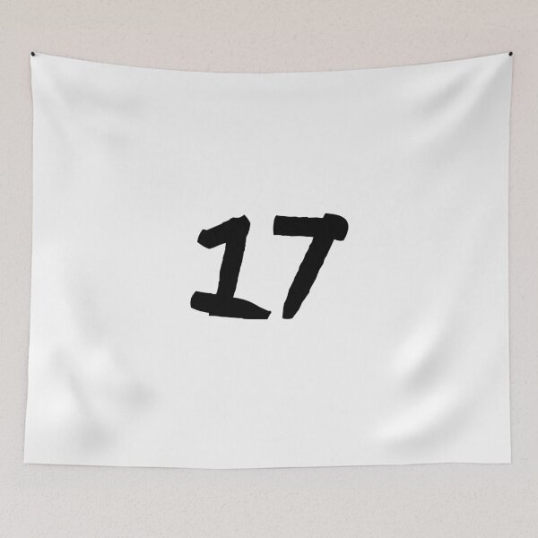 Item preview, 17, seventeen, black, ninja designed and sold by Numbers-Art.