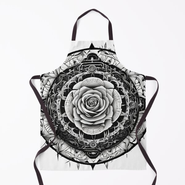 Item preview, Rose in Geometric Mandala designed and sold by MandalasShops.