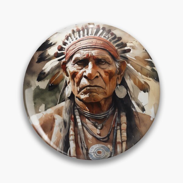 Item preview, Proud Indian,original art, watercolor designed and sold by TrendyGenZArt.