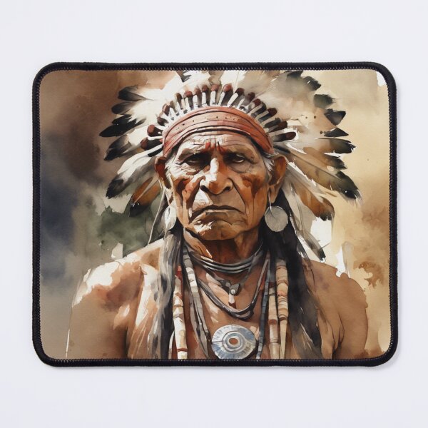 Item preview, Proud Indian,original art, watercolor designed and sold by TrendyGenZArt.