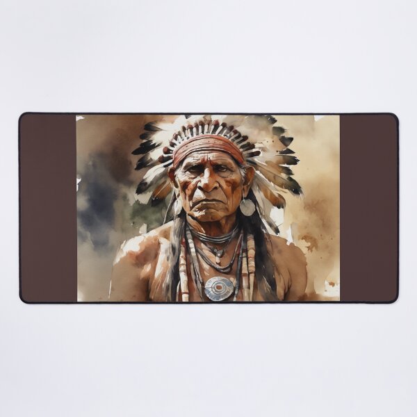 Item preview, Proud Indian,original art, watercolor designed and sold by TrendyGenZArt.