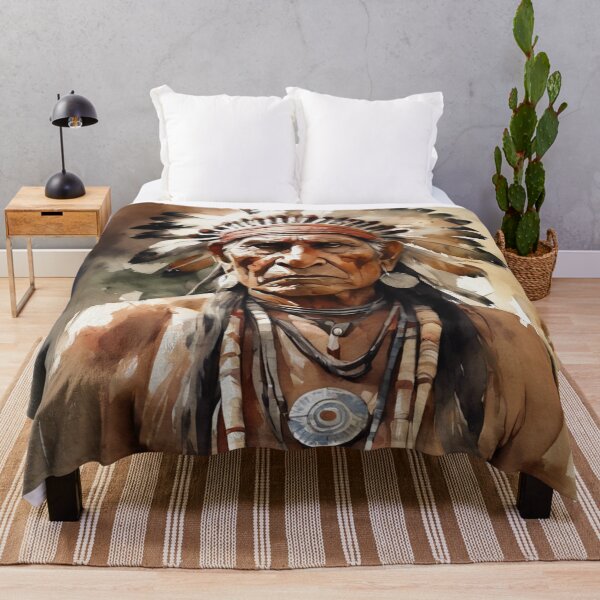 Item preview, Proud Indian,original art, watercolor designed and sold by TrendyGenZArt.