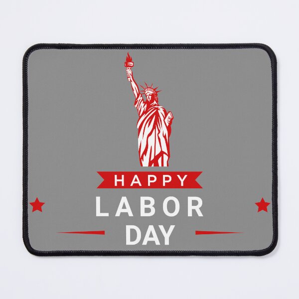 Item preview, Celebrate Labor Day with a Patriotic Twist: 'Happy Labor Day' designed and sold by Chroma Artis.