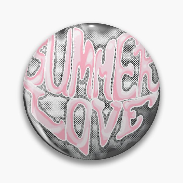 Item preview, "summer love"- graffiti-style graphic with a pink  designed and sold by My-fake-places.