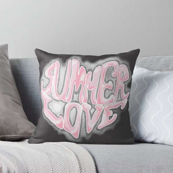 Item preview, "summer love"- graffiti-style graphic with a pink  designed and sold by My-fake-places.