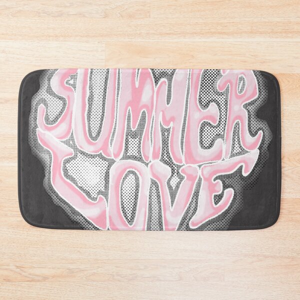 Item preview, "summer love"- graffiti-style graphic with a pink  designed and sold by My-fake-places.