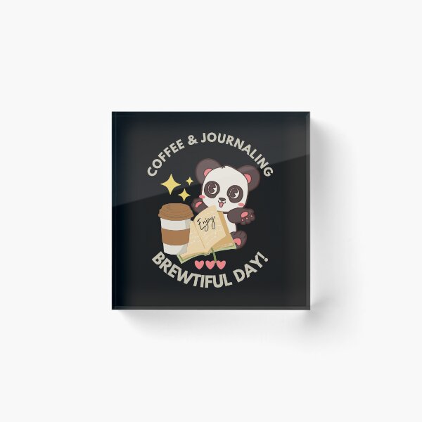 Artikelvorschau, Kaffee & Journaling Süßer Panda_Journaling-Liebhaber entworfen und verkauft von KLArtzStore.