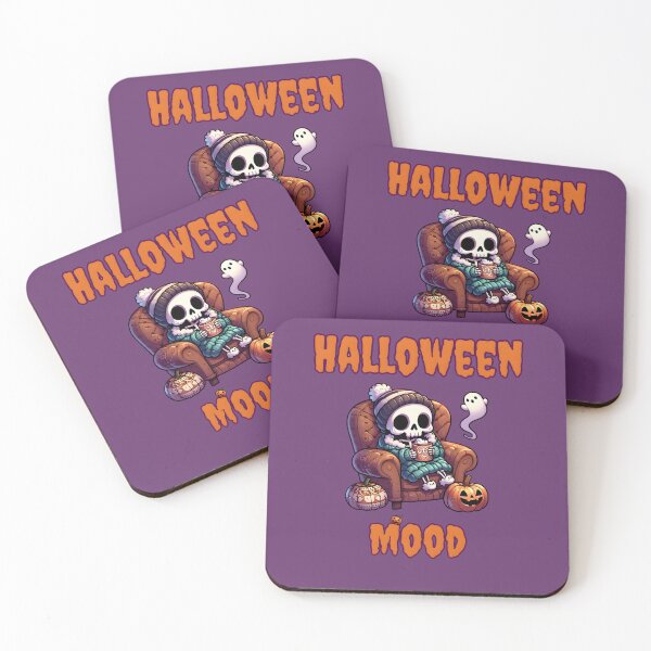 Item preview, Halloween Mood: Cozy Skeleton and Autumn Vibes designed and sold by Nabucodonoshop.