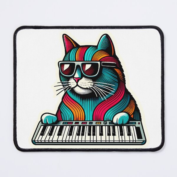 Item preview, colorful Cat Synthesizer designed and sold by BlackCatspet1.