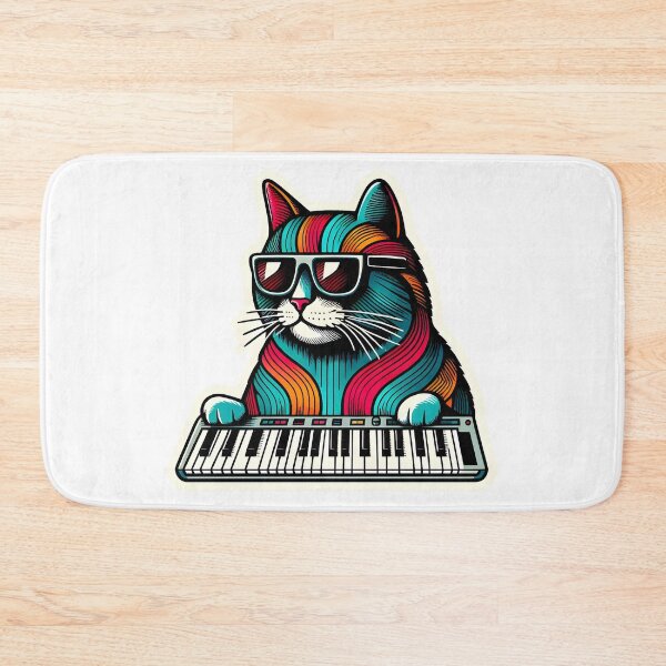 Item preview, colorful Cat Synthesizer designed and sold by BlackCatspet1.