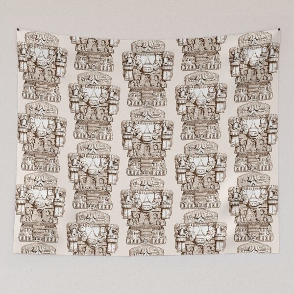 Item preview,  Coatlicue the Aztec mother goddess designed and sold by stevepaint.