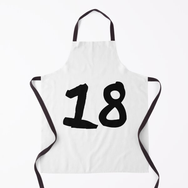 Item preview, 18, eighteen, black, ninja designed and sold by Numbers-Art.