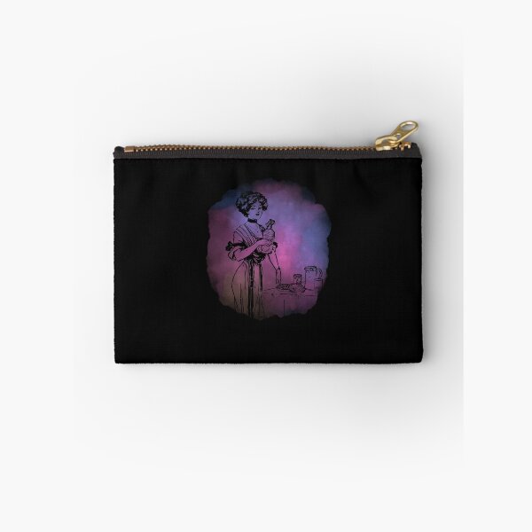 Item preview, Victorian lady in pink and purple  designed and sold by MarigoldandLily.