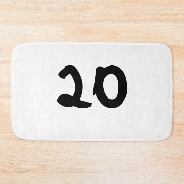 Item preview, 20, twenty, black, ninja designed and sold by Numbers-Art.