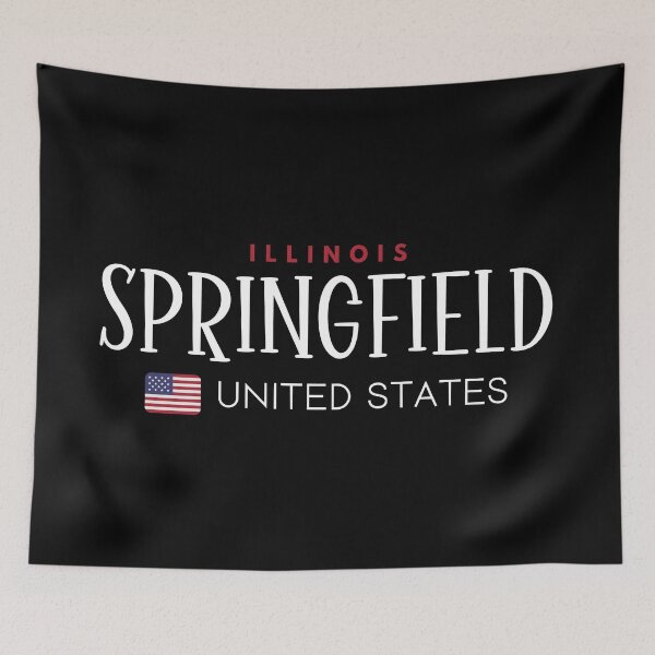 Aperçu de l'œuvre Springfield - Illinois - États-Unis créée et vendue par StudioRedKoala.