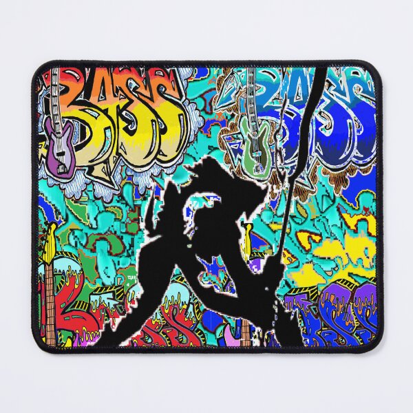 Item preview, bass Rock Bassist Pop Art 24  designed and sold by LowEndGraphics.
