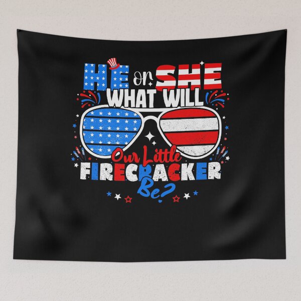 Item preview, Gender Reveal he or she what will our little firecracker be designed and sold by REDDLINE.