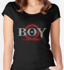 God of War : Boy Women's Fitted Scoop T-Shirt