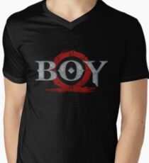 Camiseta para hombre de cuello en v Dios de la guerra: chico
