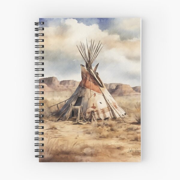 Item preview, Indian wigwam, original art, watercolor designed and sold by TrendyGenZArt.