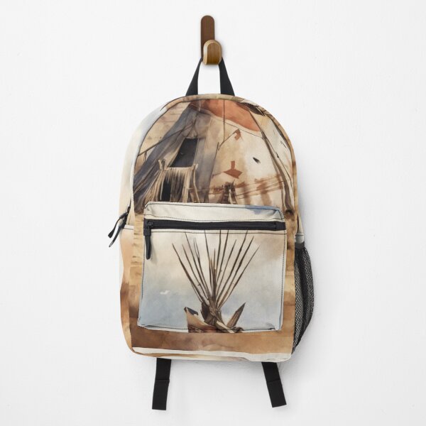 Item preview, Indian wigwam, original art, watercolor designed and sold by TrendyGenZArt.