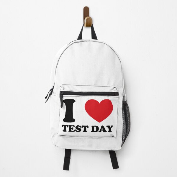 Item preview, I love test day (red heart) designed and sold by EmeraldeaArt.