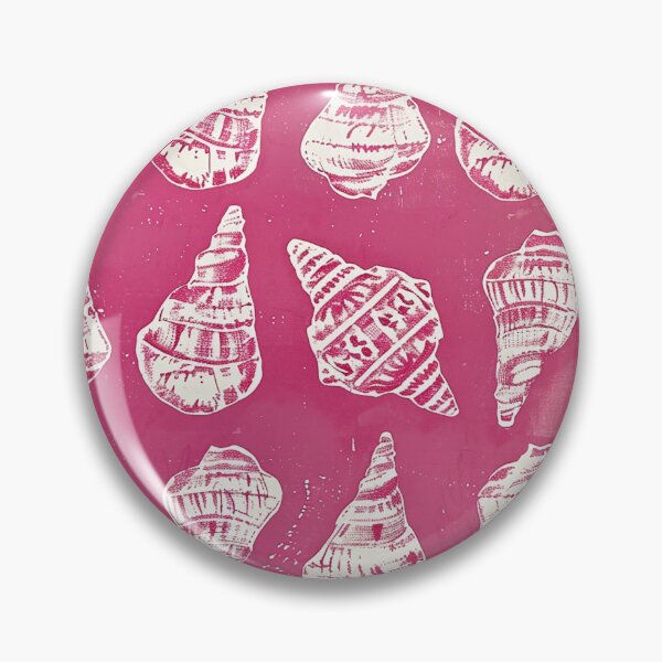 Artikelvorschau, Rosa Muschelblockdruck entworfen und verkauft von trsander.