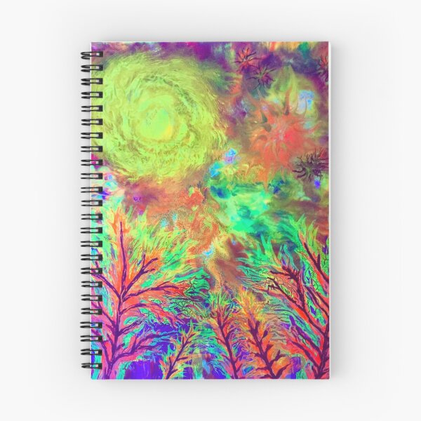 Item preview, COLOURFUL Art 41 under UV light. Title, Enchanted Forest Magic designed and sold by Andrew Morrell.