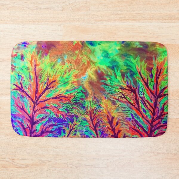 Item preview, COLOURFUL Art 41 under UV light. Title, Enchanted Forest Magic designed and sold by Andrew Morrell.