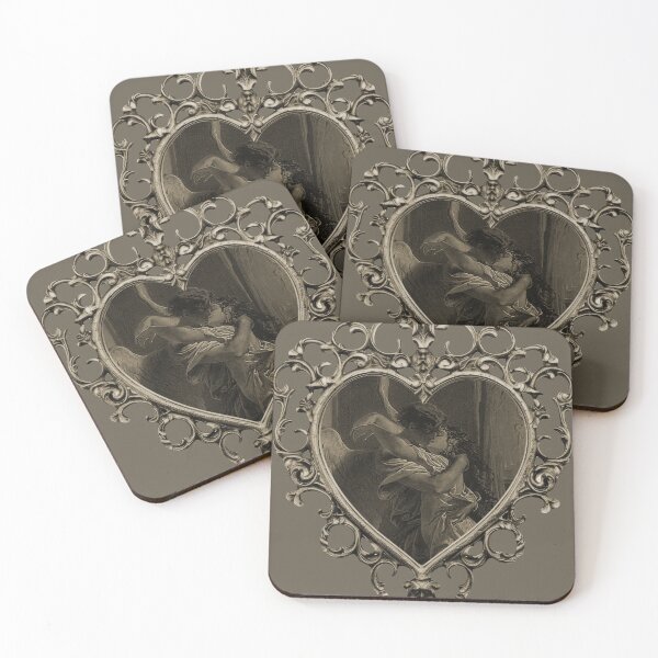 Item preview, Heart-Framed Dark Romance Painting designed and sold by HeyGurlHe.
