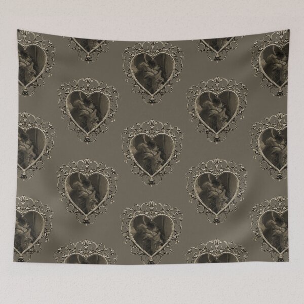 Item preview, Heart-Framed Dark Romance Painting designed and sold by HeyGurlHe.