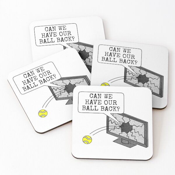 Item preview, Can We Have Our Ball Back? Tennis Funny designed and sold by doodlerob.