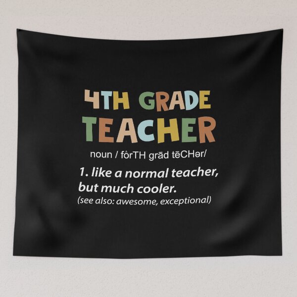 Item preview, Fourth Grade Teacher designed and sold by Gravy-tee07.