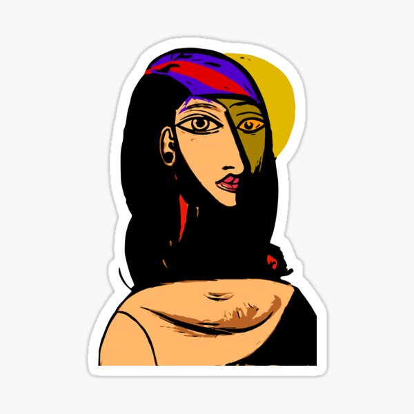 Item preview, cubist style face designed and sold by Javier Arizabalo Garcia.