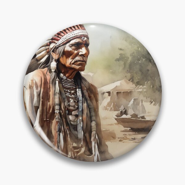 Item preview, Proud Indian,original art, watercolor designed and sold by TrendyGenZArt.