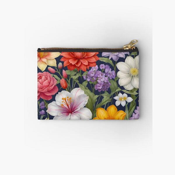 Item preview, Pastel Colorful Flowers Leaves Spring Wildflowers Pattern Floral Poster Design designed and sold by HAKKI ARSLAN.