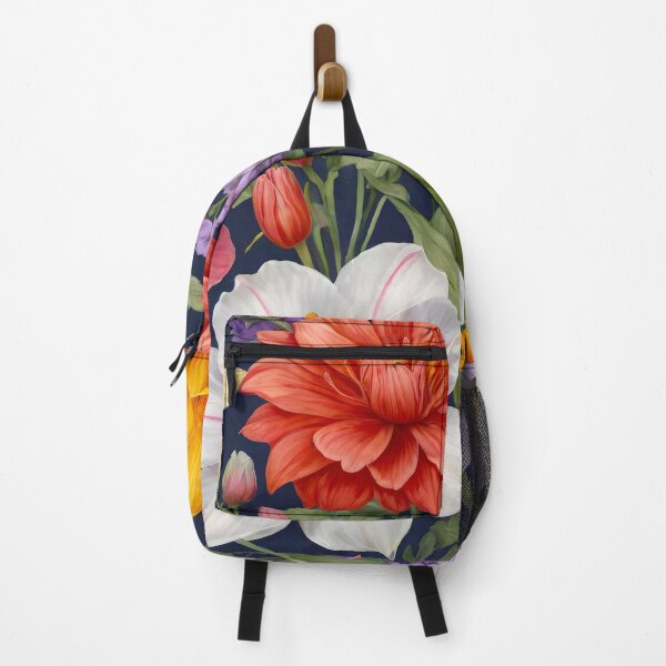 Item preview, Pastel Colorful Flowers Leaves Spring Wildflowers Pattern Floral Poster Design designed and sold by HAKKI ARSLAN.