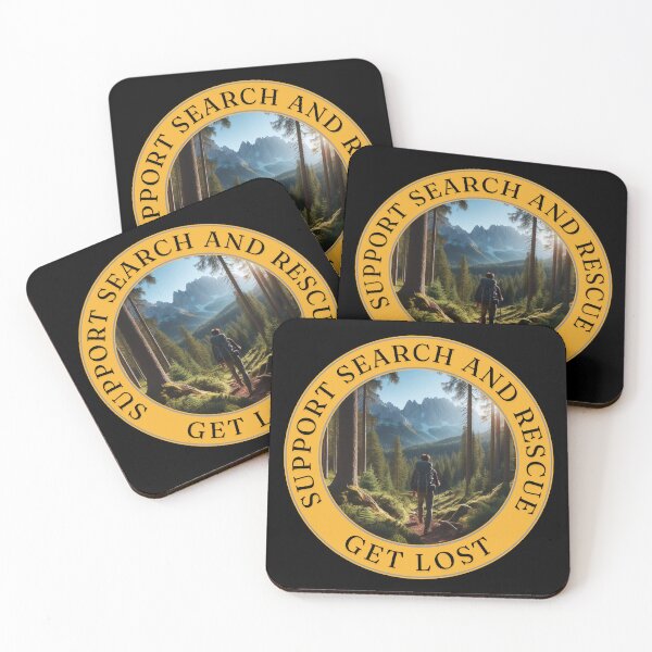 Item preview, Support your local search and rescue, get lost in the forest designed and sold by TouchofAlaska.