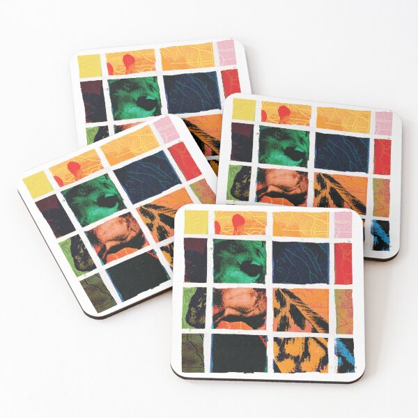 Item preview, Colourful Giraffe Patchwork Collage designed and sold by rickyandre.