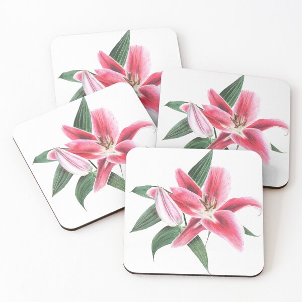 Item preview, Blooming Pink Lily designed and sold by Swabbykawaii.