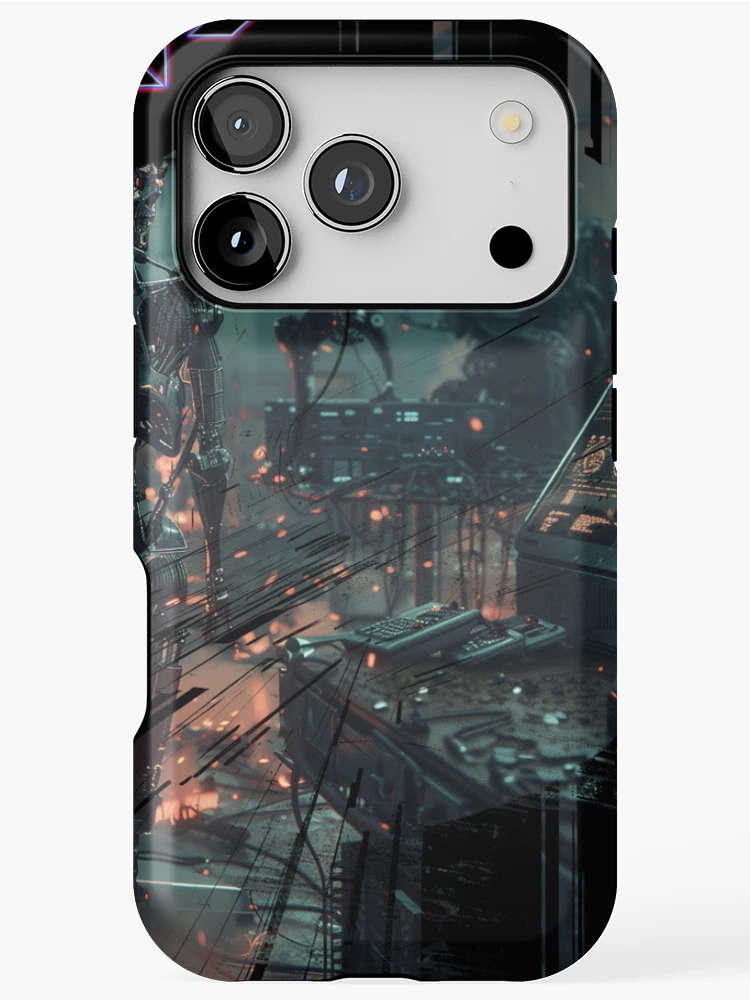 Thumbnail 1 of 4, iPhone Case, The Last Algorithm designed and sold by Darpsyx.