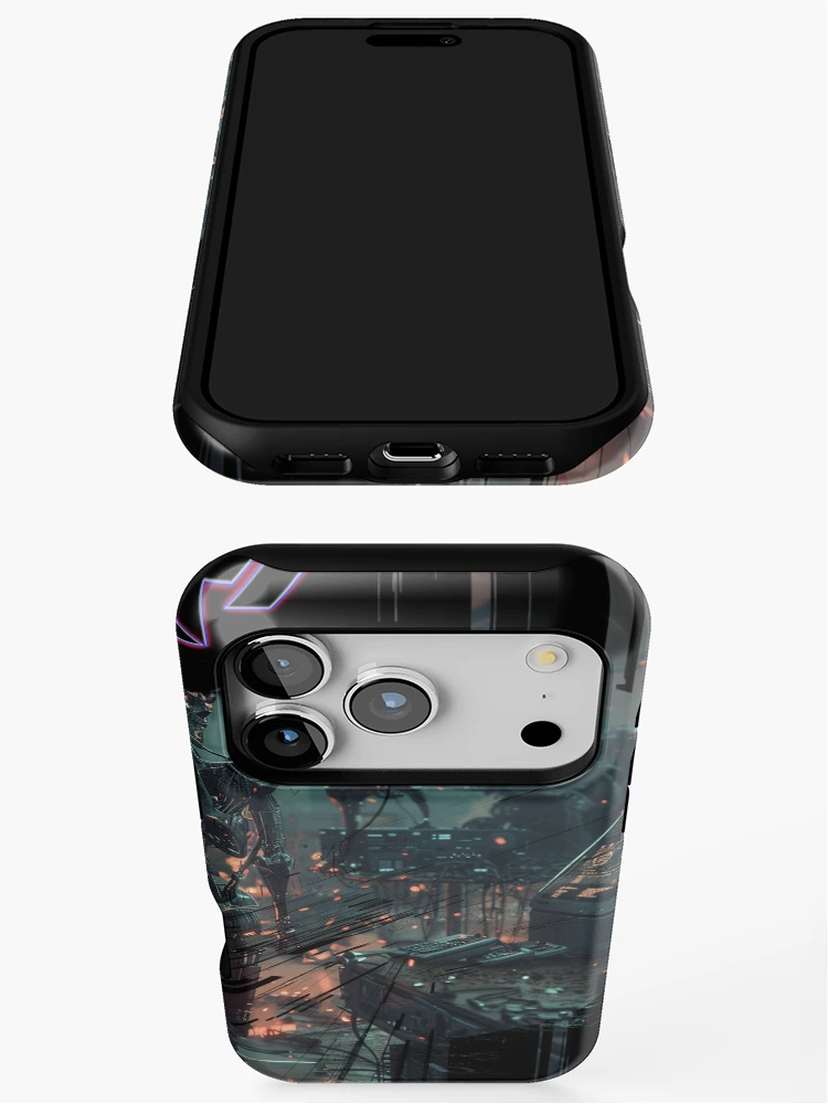 Thumbnail 3 of 4, iPhone Case, The Last Algorithm designed and sold by Darpsyx.