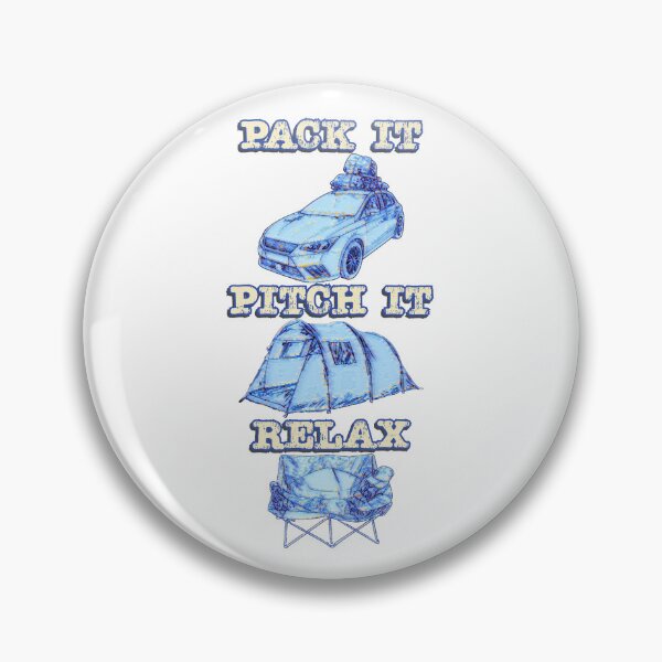 Item preview, Pack it, Pitch it, Relax - Blue Medium Tent designed and sold by BeccaAelishe.